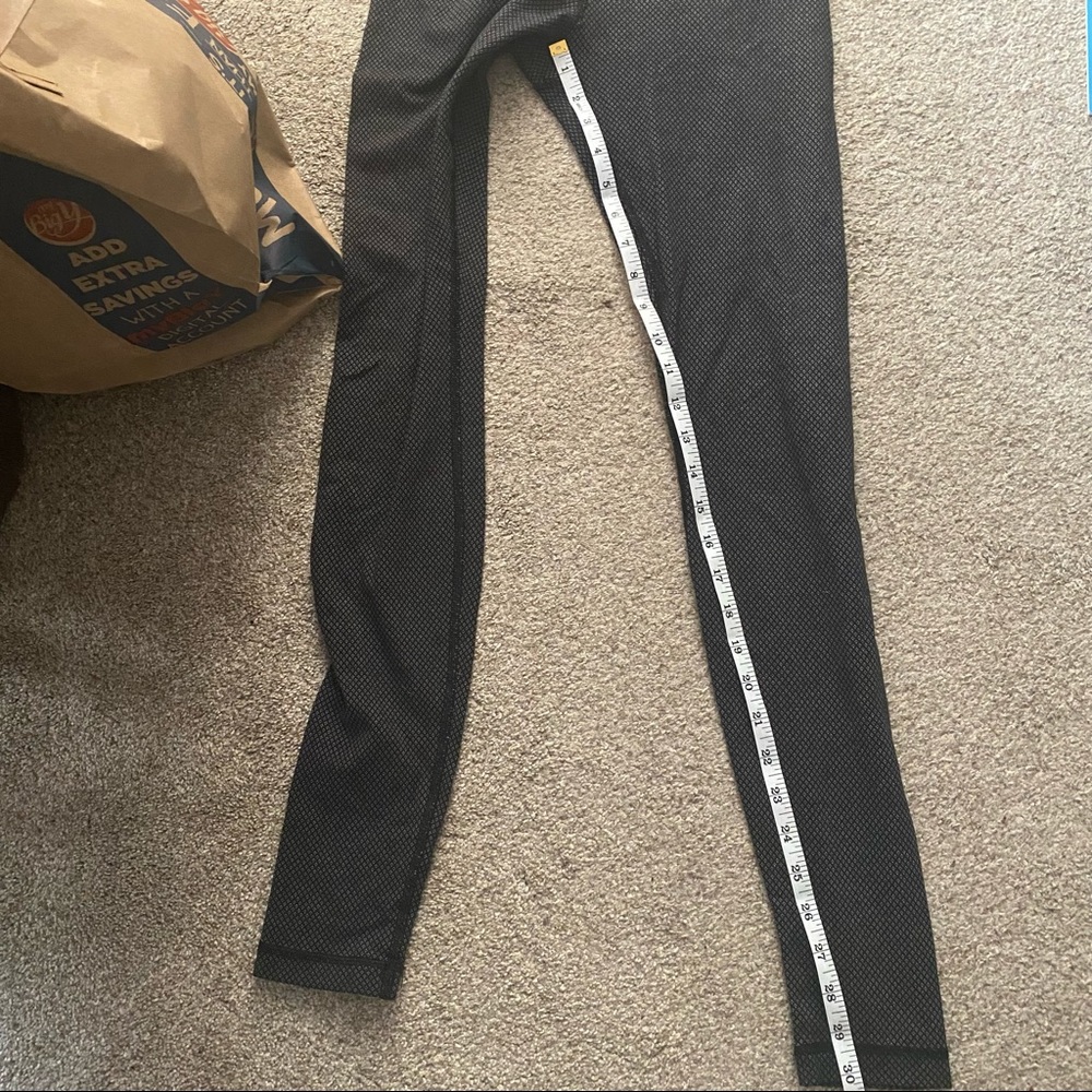 48- Lululemon Gray Pattern Wunder Under Leggings … - image 7